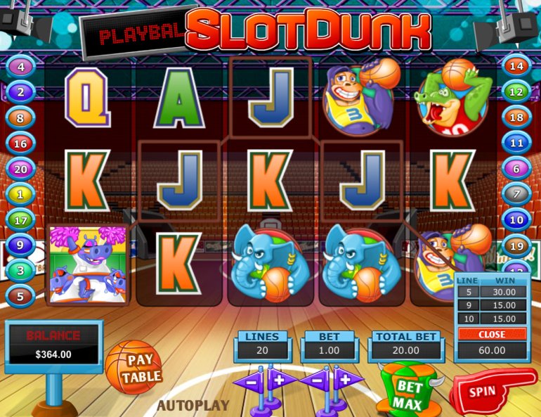 Slot Dunk slot machine